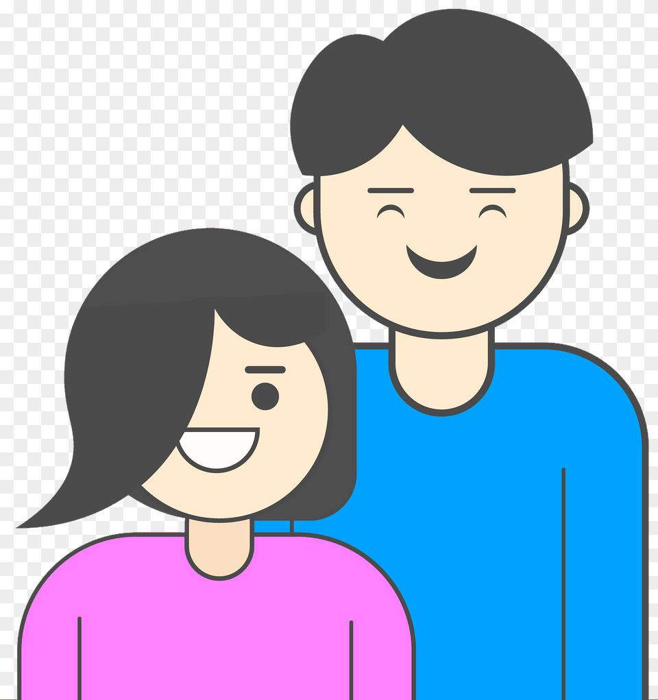 Happy Young Family Clipart, Face, Head, Person, Baby Free Transparent Png