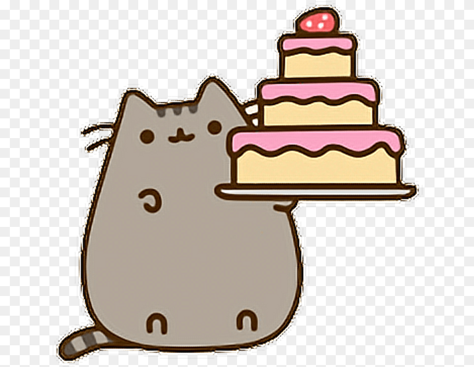 Happybirthday Birthday Pushe Easy Pusheen, Bag, Food, Sweets Free Png Download