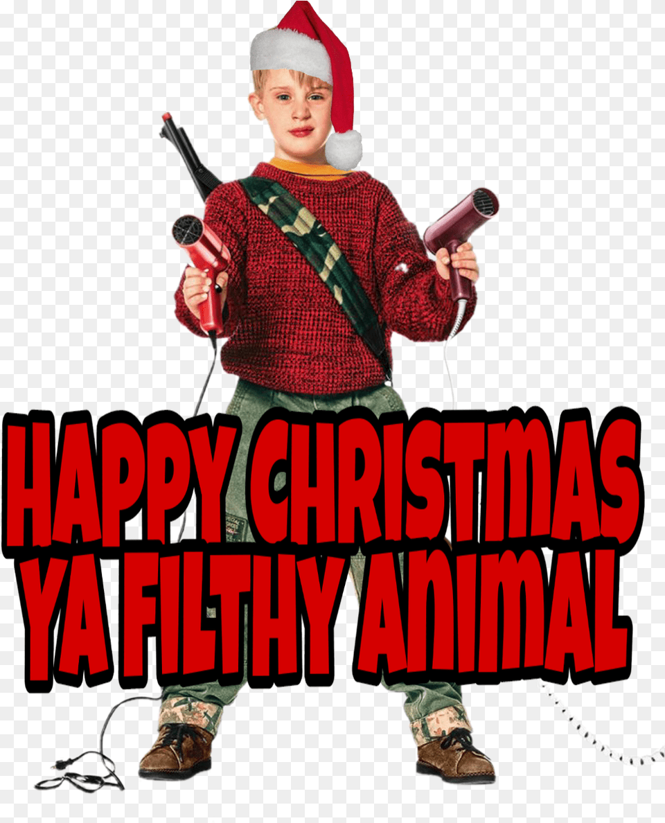 Happychristmas Homealone Kevin Christmas Funny Costume Hat, Boy, Child, Person, Male Png