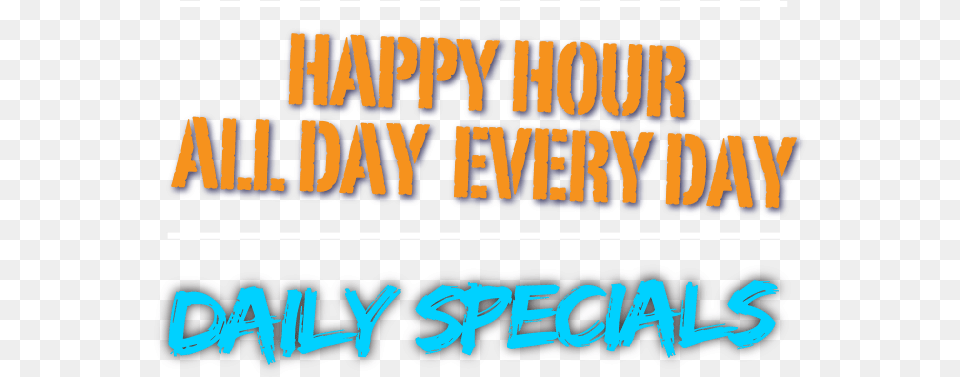 Happyhour Happy Hour All Day Everyday, Text Free Png Download