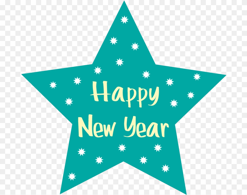 Happynew Year New Years Clipart Happy Star Happy New Year Star, Star Symbol, Symbol, Flag, Outdoors Free Transparent Png