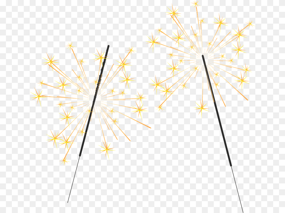 Happynewyear Celebrate Sparkler Sticker, Fireworks, Outdoors, Nature, Night Free Transparent Png