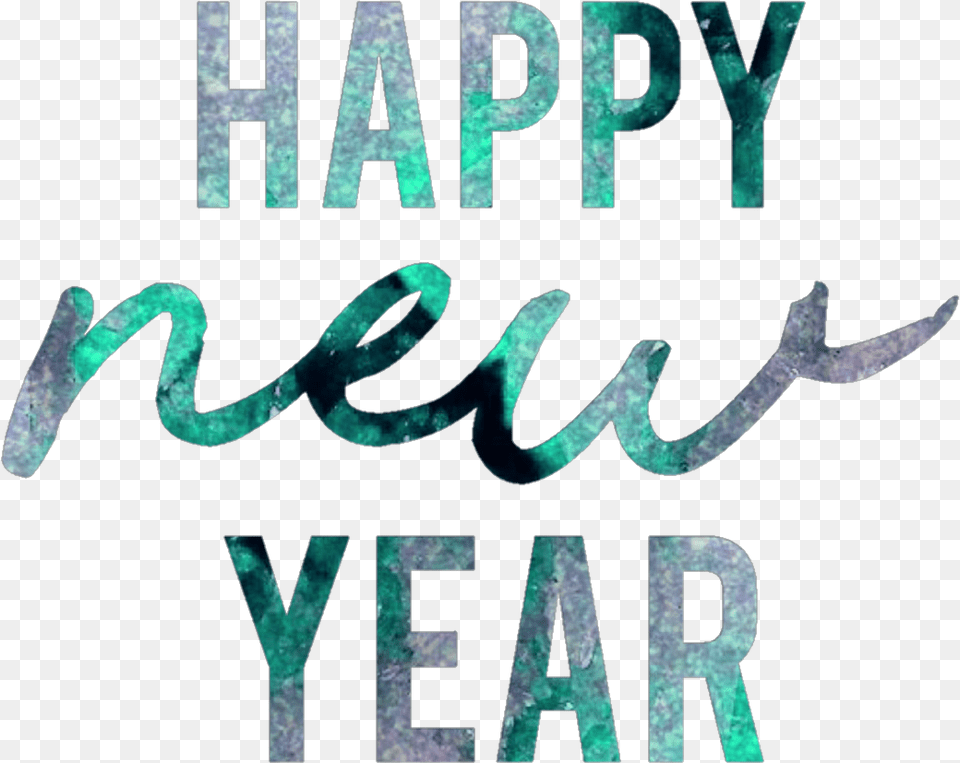 Happynewyear Happy Newyear New Year 2018 Bebas Beutydem Calligraphy, Text, Turquoise, Animal, Dinosaur Free Transparent Png