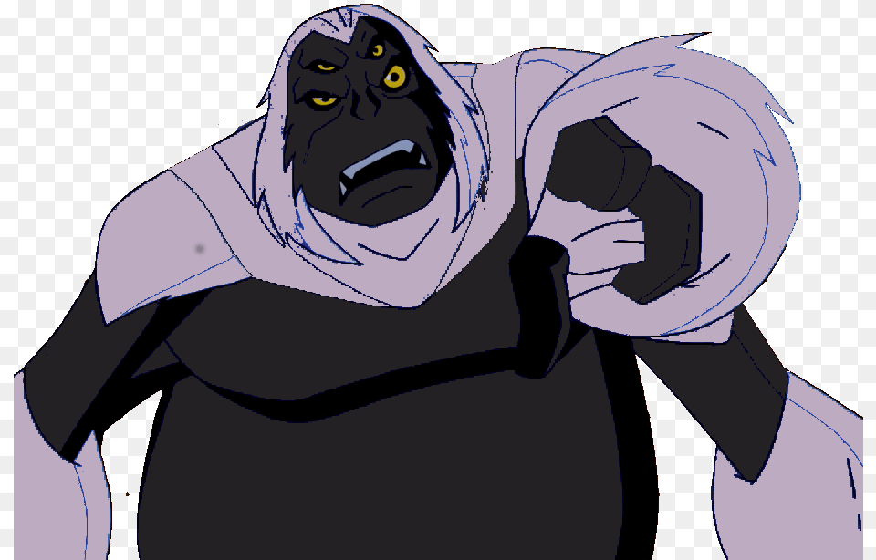 Harambe Cartoon, Adult, Person, Man, Male Free Png Download