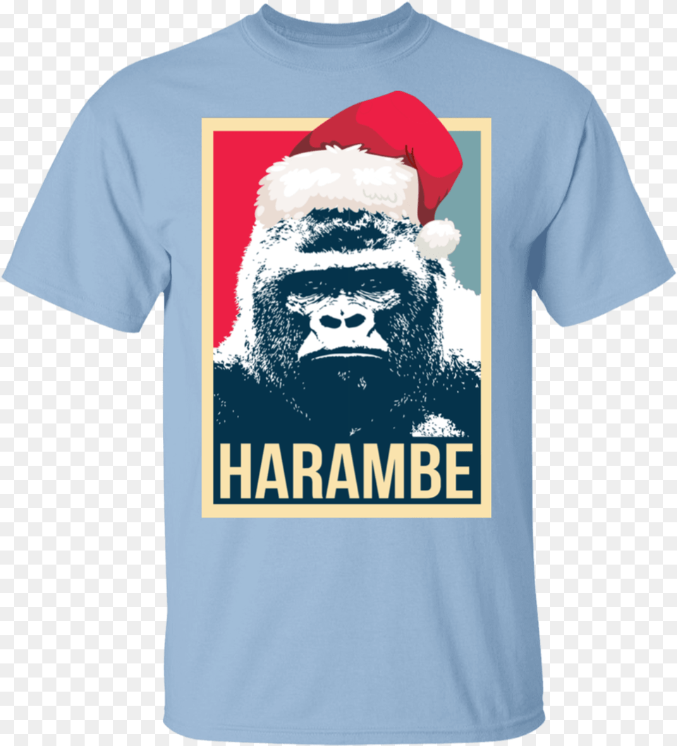Harambe Christmas T Shirt Bart Simpson Polo, Clothing, T-shirt, Adult, Male Free Png Download
