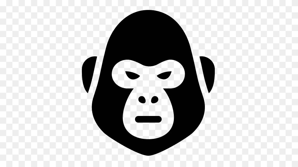 Harambe Computer Icons Gorilla Black White Clip Art, Gray Free Transparent Png