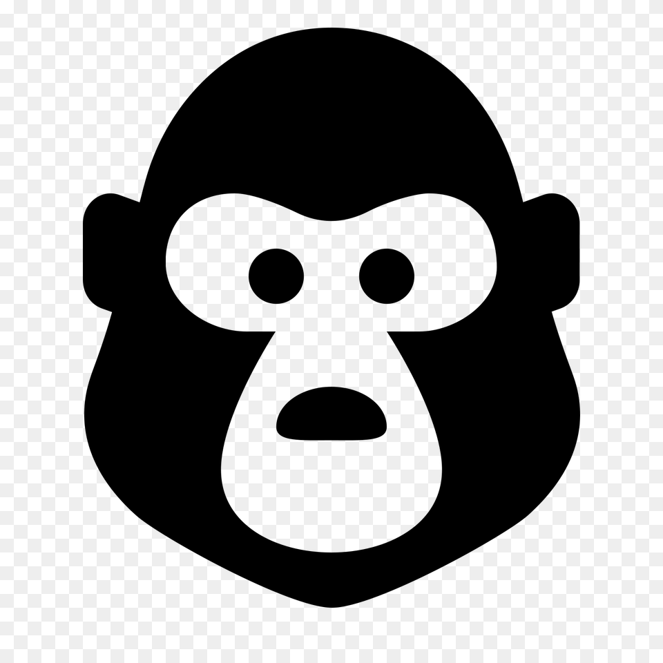 Harambe The Gorilla Icon, Gray Png Image