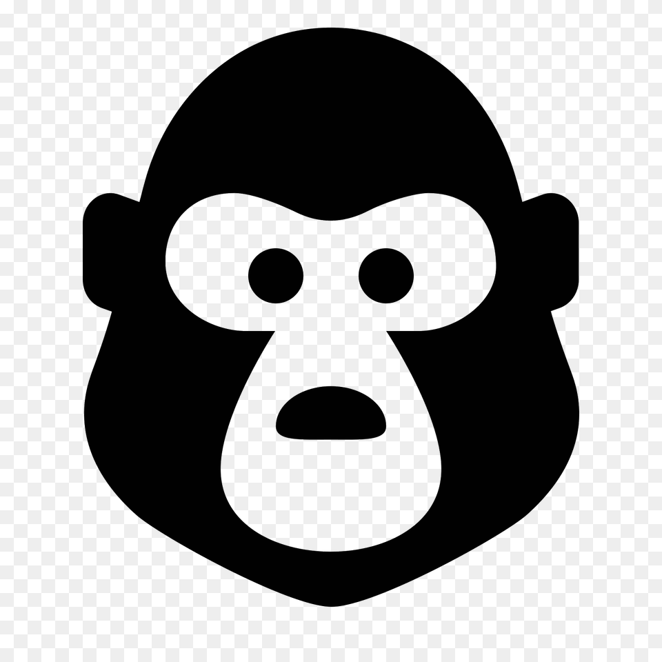 Harambe The Gorilla Icon, Gray Free Png