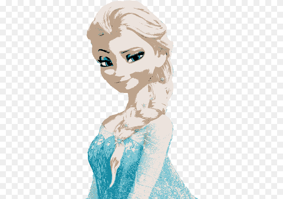Hard Front Elsa Wig, Adult, Female, Person, Woman Png Image