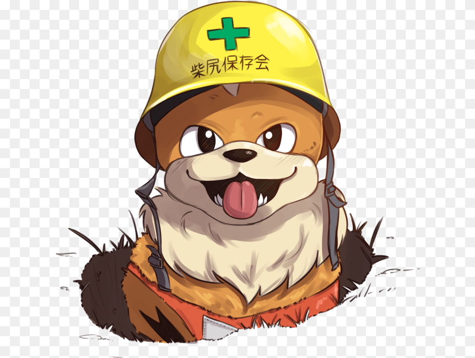 Hard Hat Growlithe Drawthread Cartoon, Clothing, Hardhat, Helmet Free Png