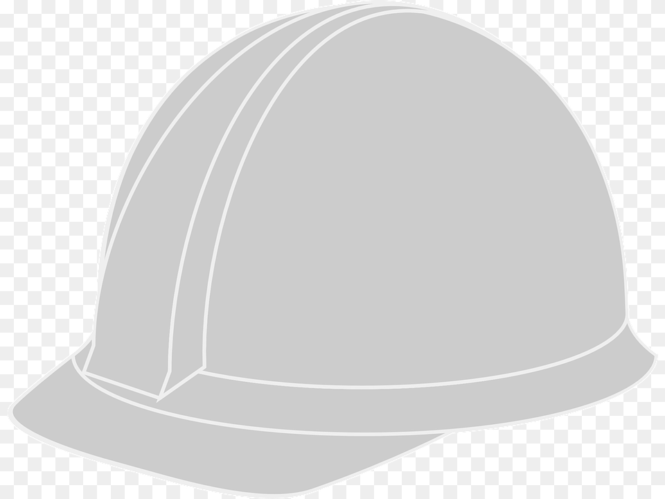 Hard Hat Helmet White Equipment Safe Headgear Hard Hat Clipart White, Clothing, Hardhat, Baseball Cap, Cap Free Png Download