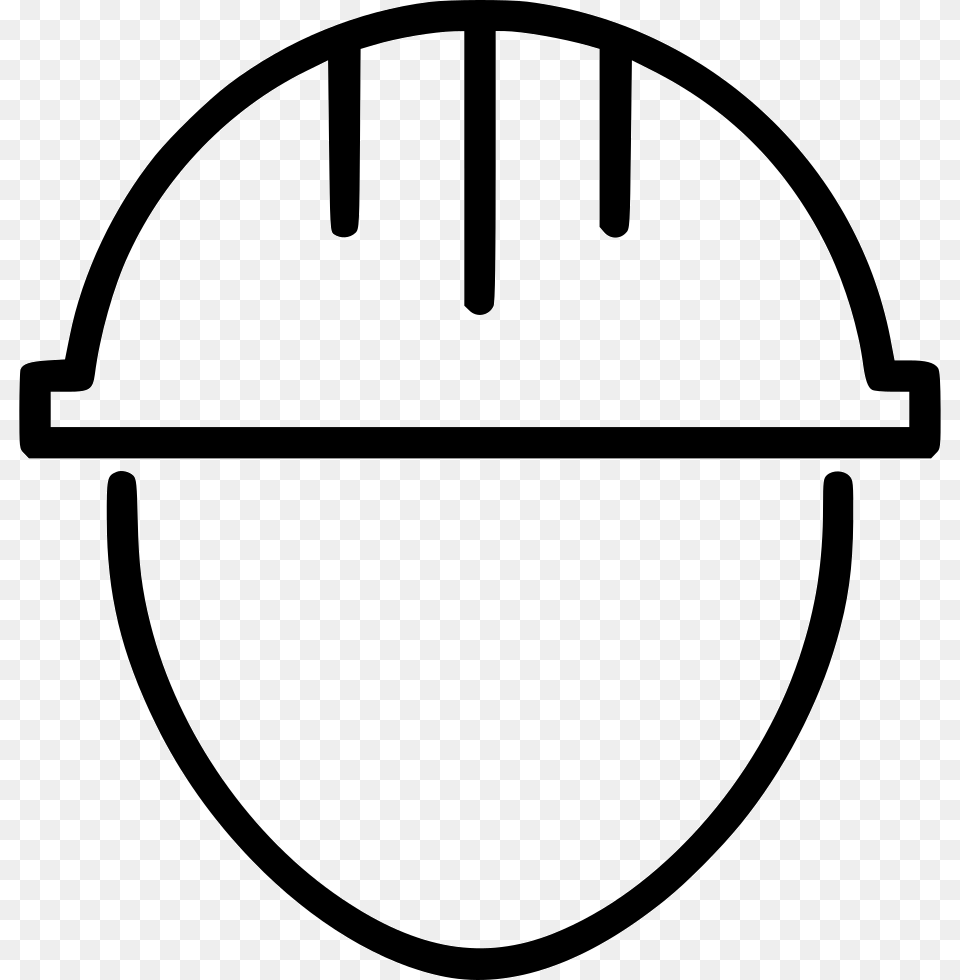 Hard Hat Icon Free Download, Stencil, Clothing, Hardhat, Helmet Png Image