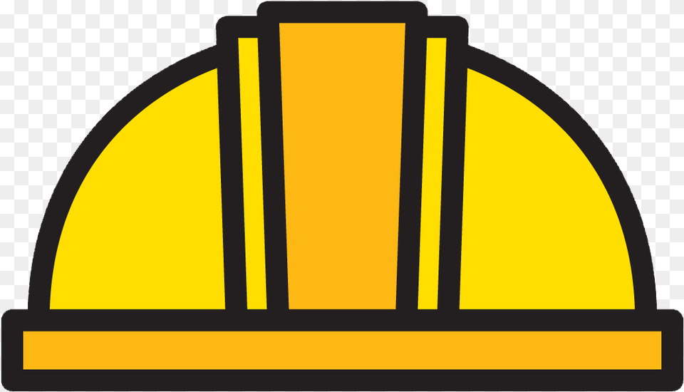 Hard Hat Yellow Architectural Engineering Icon Hard Hat Engineer Clipart, Clothing, Hardhat, Helmet Png Image