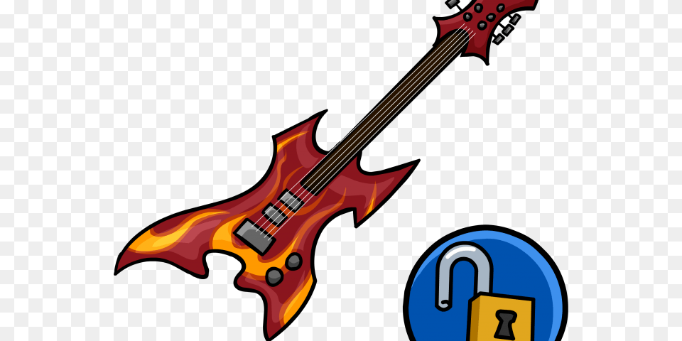 Hard Rock Clipart, Bass Guitar, Guitar, Musical Instrument Free Png Download