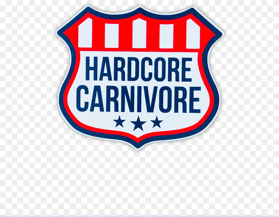 Hardcore Carnivore Shield Sticker Decal Car Care, Logo, Badge, Symbol Png