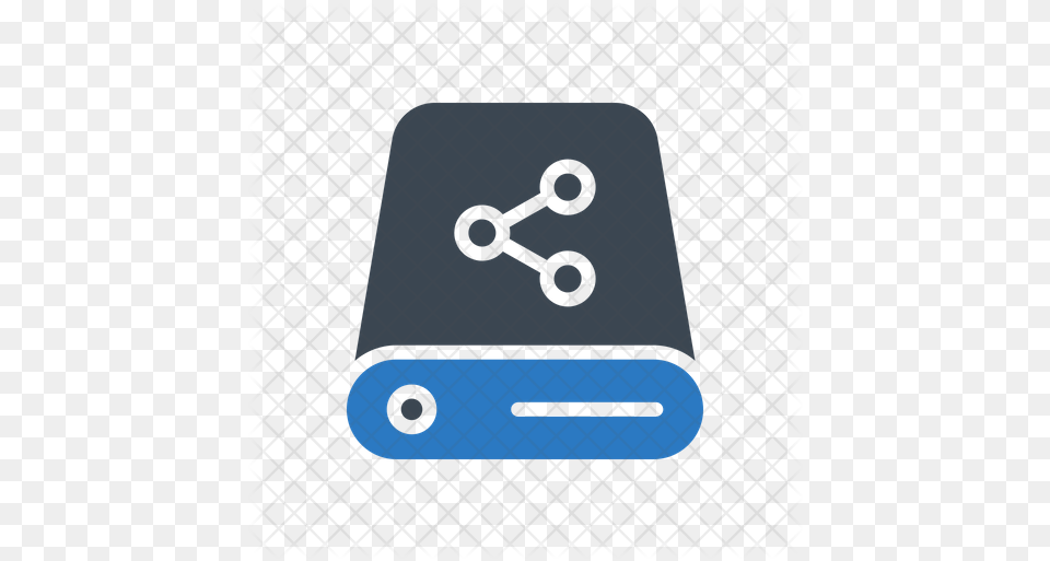 Harddrive Sharing Icon Dot Free Png