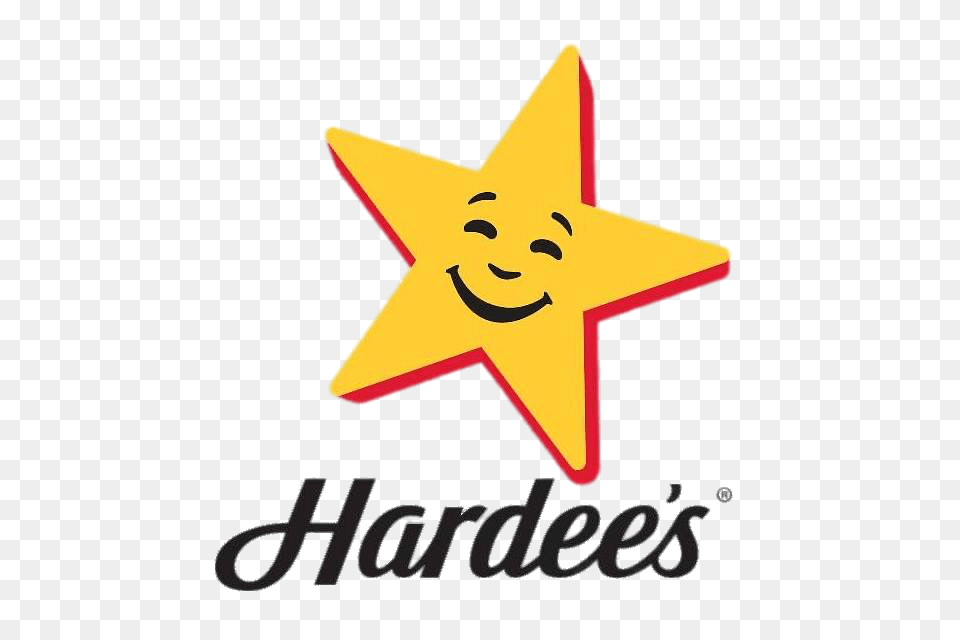 Hardees Logo, Star Symbol, Symbol Png