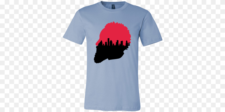 Harden Silhouette Houston Skyline T Shirt Tee Wise, Clothing, T-shirt, Stain Free Transparent Png