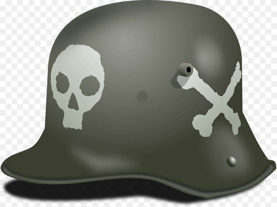 Hardhat German Helmet World War 2 Ww2 Wwii Nazi Stormtrooper Helmet German, Clothing, Crash Helmet, Face, Head Free Transparent Png