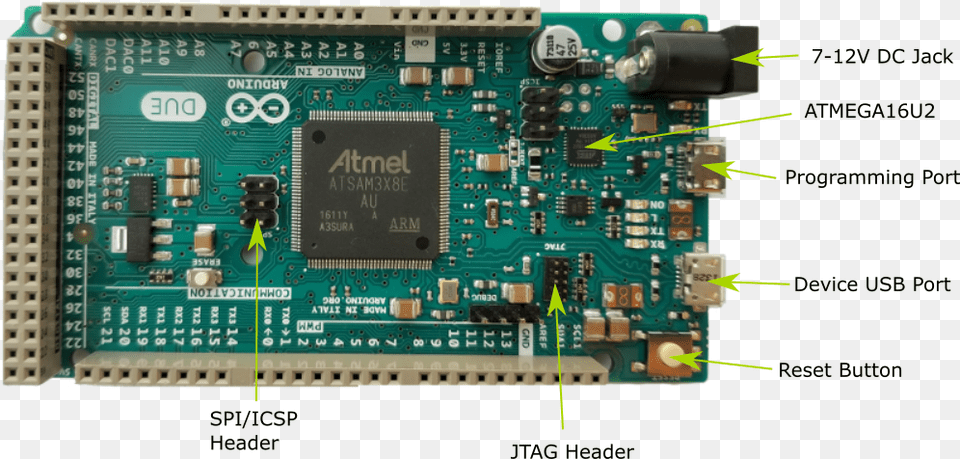 Hardware Arduino Due Without Headers, Electronics, Printed Circuit Board, Scoreboard Free Transparent Png