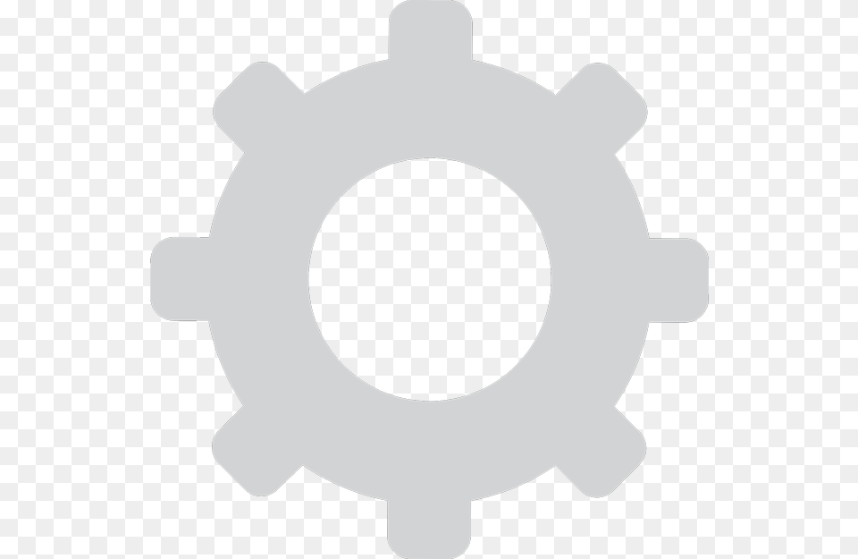 Hardware Support Icon Vector White Gear Icon, Machine Free Png