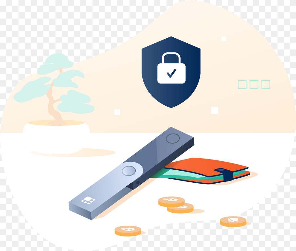 Hardware Wallet Stateoftheart Security For Crypto Circle Png Image