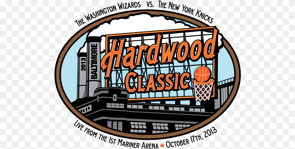 Hardwood Classic Logo V1 W Words, Advertisement Png