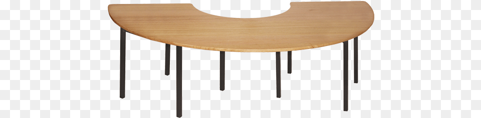 Hardwood French Half Circle Semi Circle Table, Coffee Table, Dining Table, Furniture, Plywood Png Image