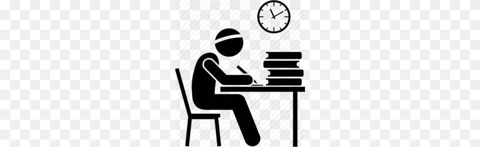 Hardworking Icon Clipart Computer Icons Clip Art, Person, Sitting, Furniture, Table Free Png
