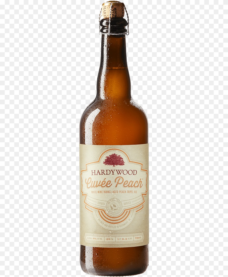 Hardywood Park Cuvee Peach, Alcohol, Beer, Beer Bottle, Beverage Free Transparent Png