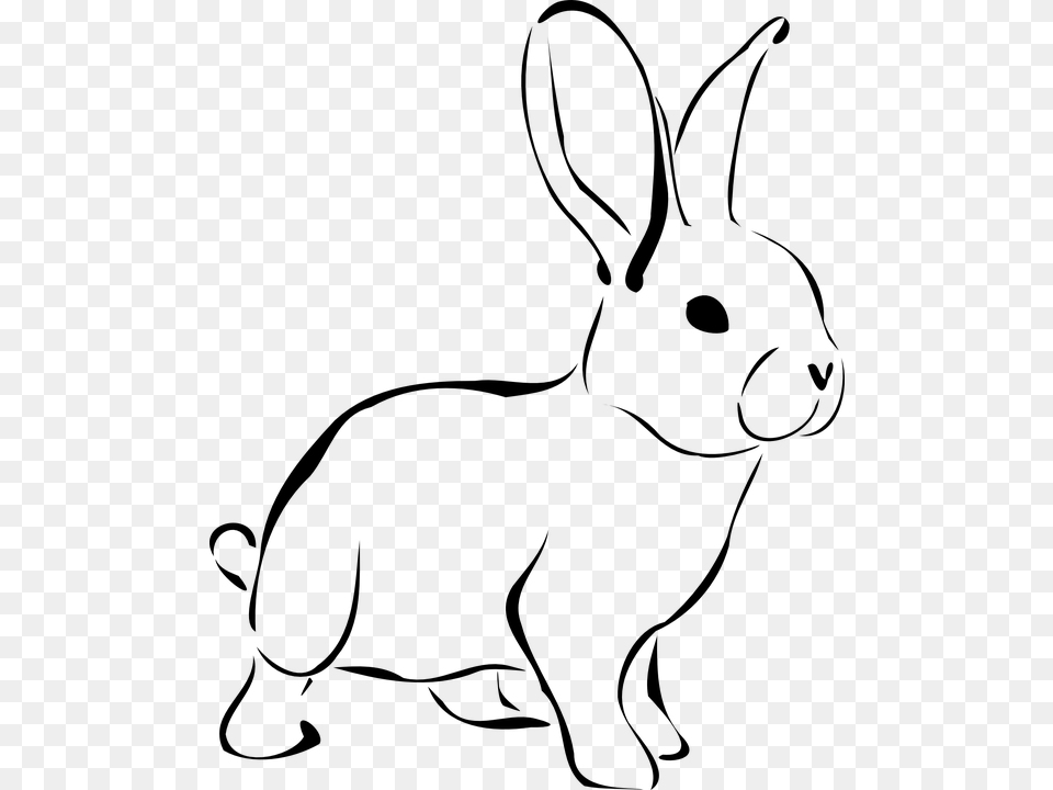 Hare Clipart Pet Animal, Gray Free Png