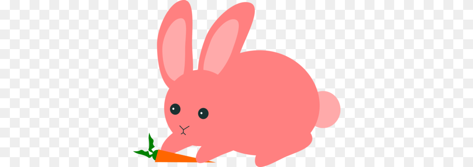 Hare Easter Bunny Domestic Rabbit Pink Rabbit Clipart, Animal, Mammal, Baby, Person Free Png