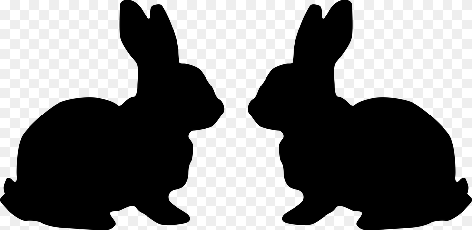 Hare Easter Bunny White Rabbit Clip Art Stay Safe This Easter, Gray Png Image