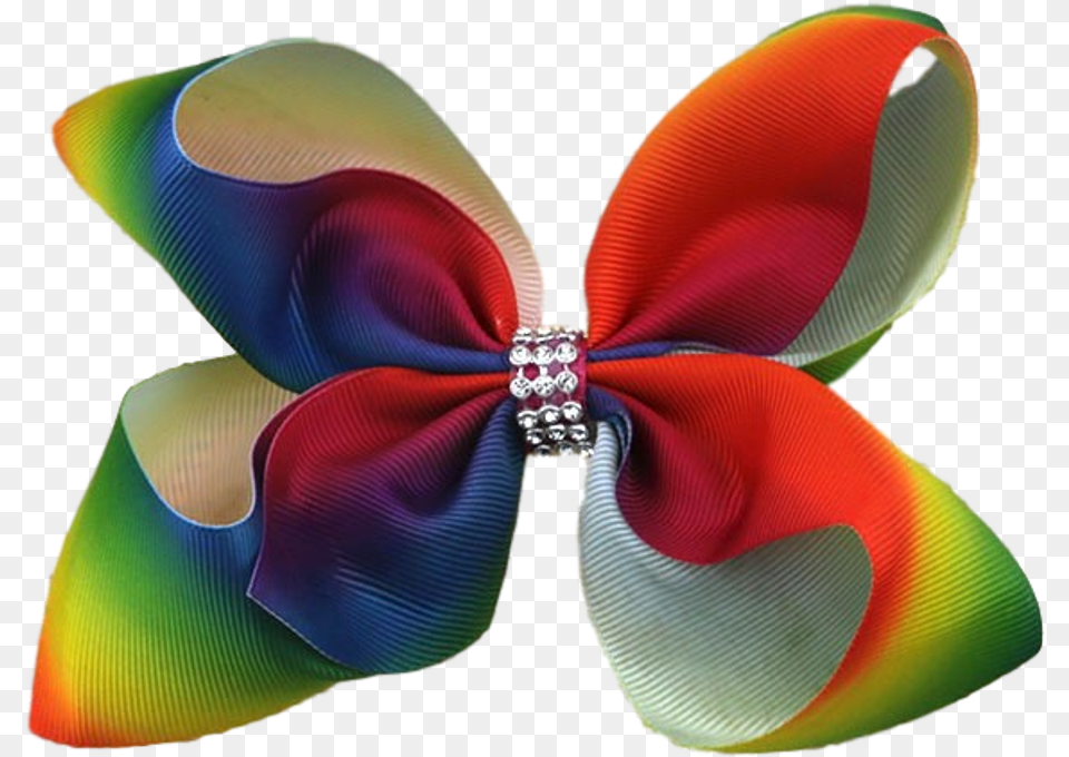 Hareena Hair Bow Rhinestone Rainbow Butterfly, Accessories, Jewelry, Formal Wear, Tie Png