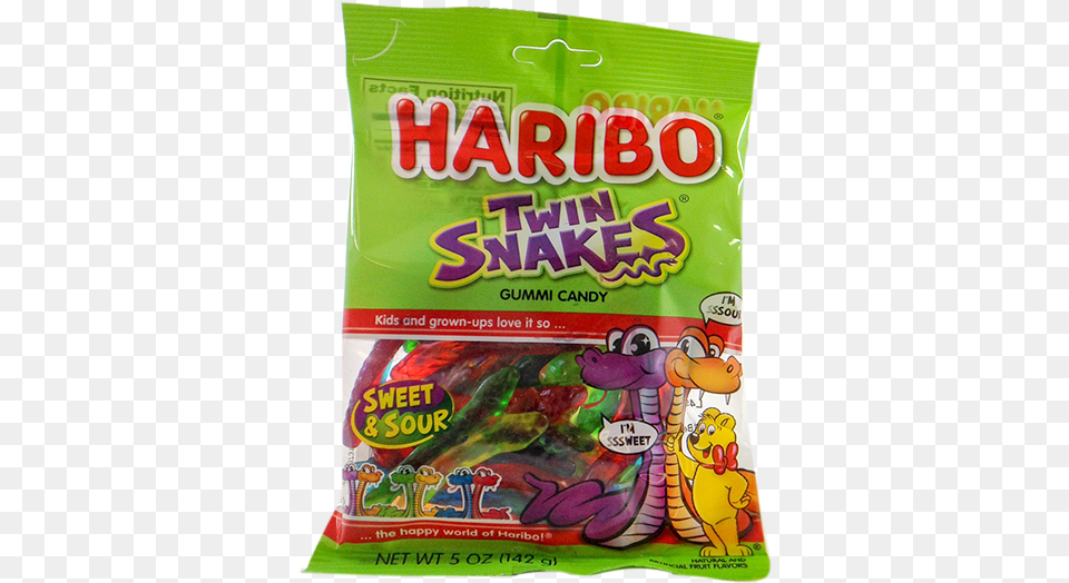 Haribo Gummies Twin Snakes Haribo Twin Snakes, Food, Sweets, Candy, Ketchup Free Png