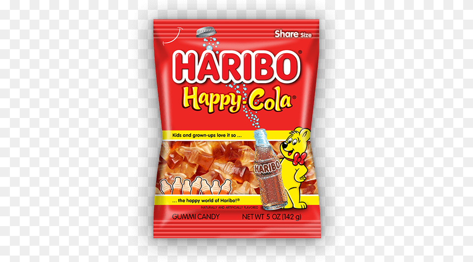 Haribo Happy Colatitle Haribo Happy Colaclass Haribo Gummies Happy Cola, Food, Snack, Ketchup Free Transparent Png