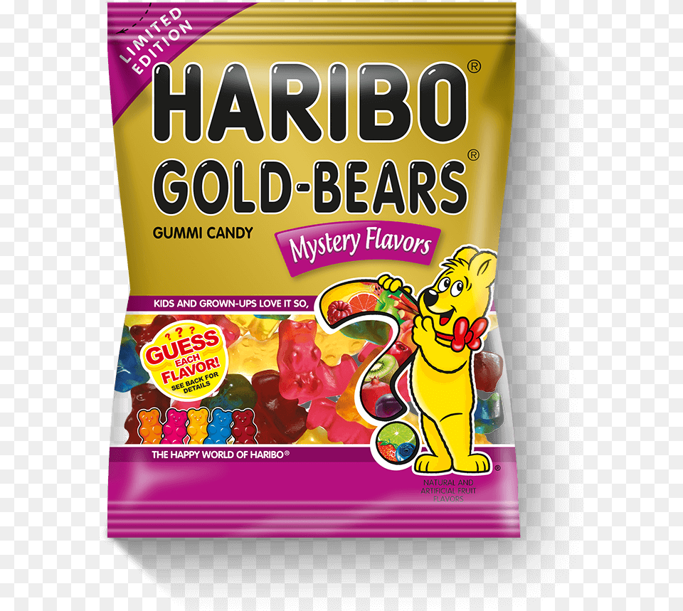 Haribo Mystery Gummy Bears, Food, Sweets, Snack Free Png