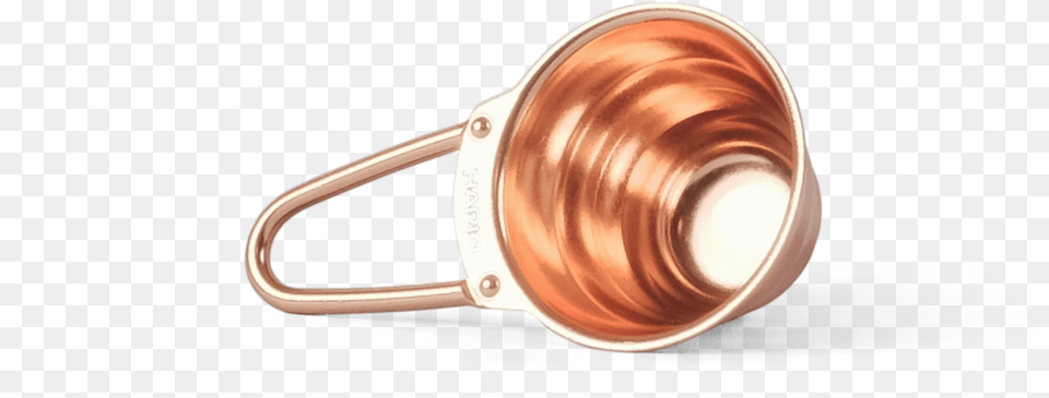 Hario Copper Coffee Scoop Ring, Cup, Accessories, Lighting, Beverage Free Png Download