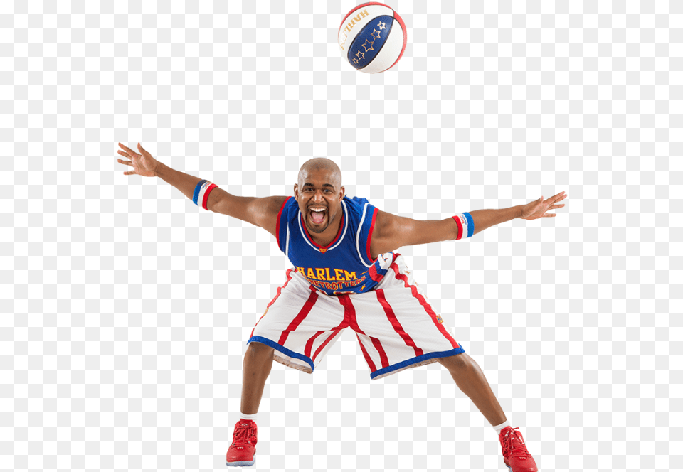 Harlem Globetrotters Basketball Players Without Ball, Sport, Basketball (ball), Person, Hand Free Png Download