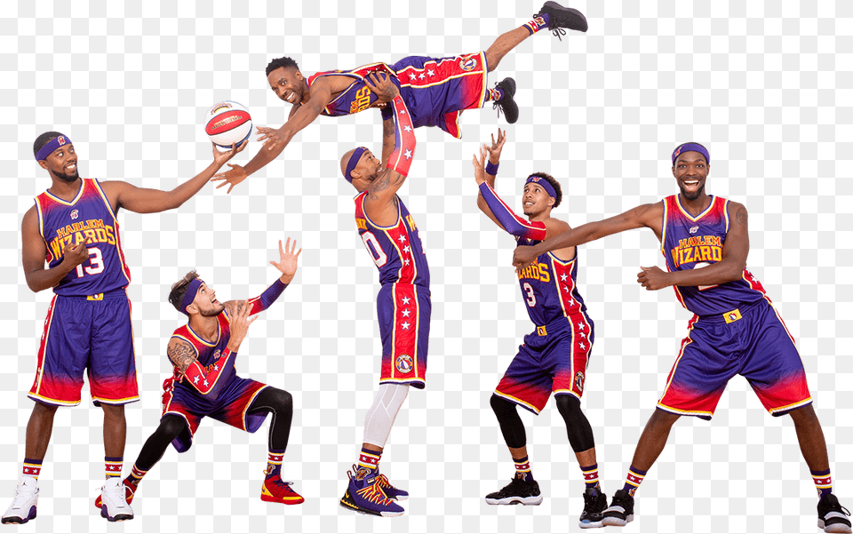 Harlem Wizards, People, Person, Sport, Ball Free Png Download