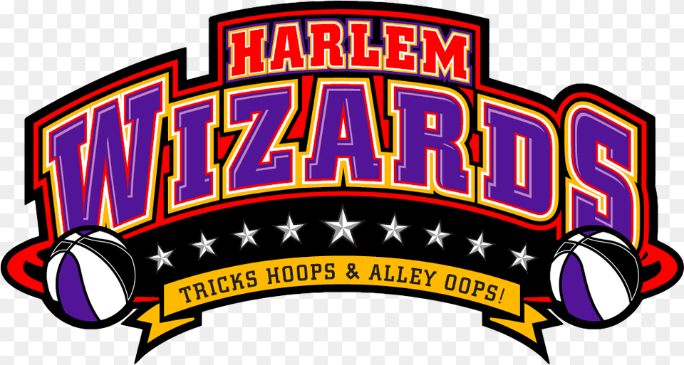 Harlem Wizards Basketball Harlem Wizards Logo, Circus, Leisure Activities, Can, Tin Free Transparent Png