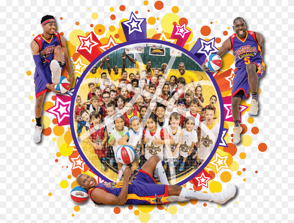 Harlem Wizards Camps Fte De La Musique, Art, Collage, Adult, Person Png Image