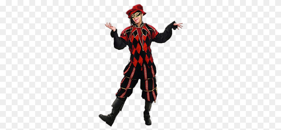 Harlequin Costume, Clothing, Person, Pirate Free Transparent Png