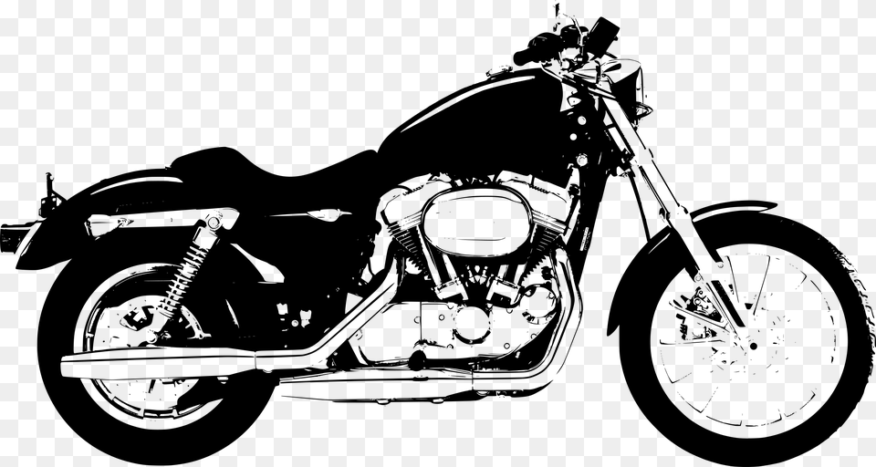 Harley Davidson, Gray Png Image