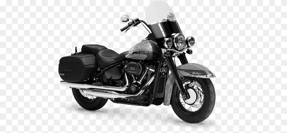 Harley Davidson 2018 Heritage Classic, Motorcycle, Transportation, Vehicle, Machine Png