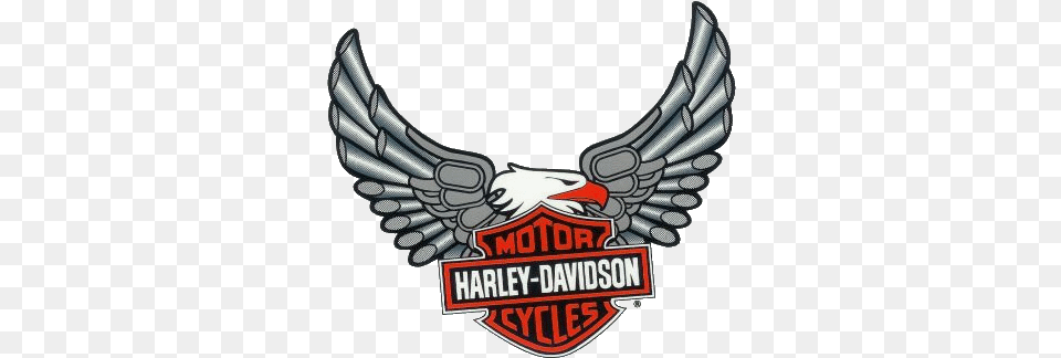 Harley Davidson Adler Harley Davidson Eagle Sticker, Emblem, Symbol, Logo, Badge Free Png Download