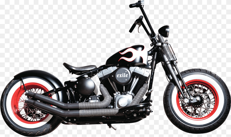Harley Davidson Black Motorcycle Bike Image Chopper Harley Davidson Bikes, Wheel, Machine, Motor, Spoke Free Png