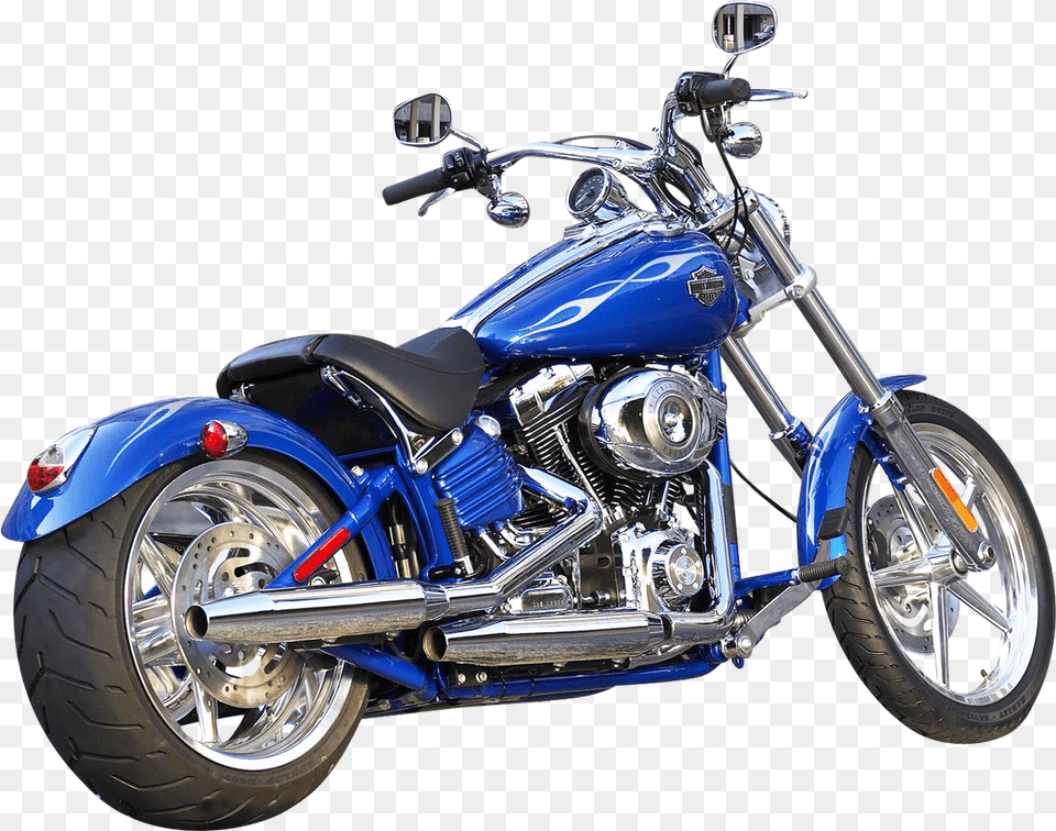 Harley Davidson Blue Harley Davidson Motorcycle, Machine, Spoke, Wheel, Motor Free Png