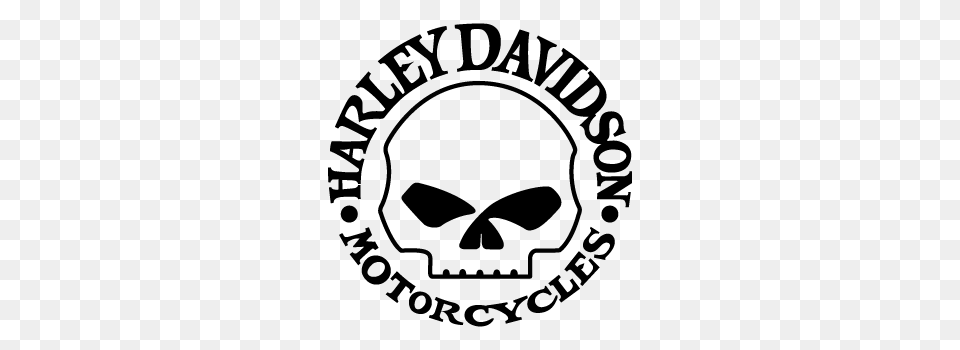 Harley Davidson Clipart Skull, Gray Png Image
