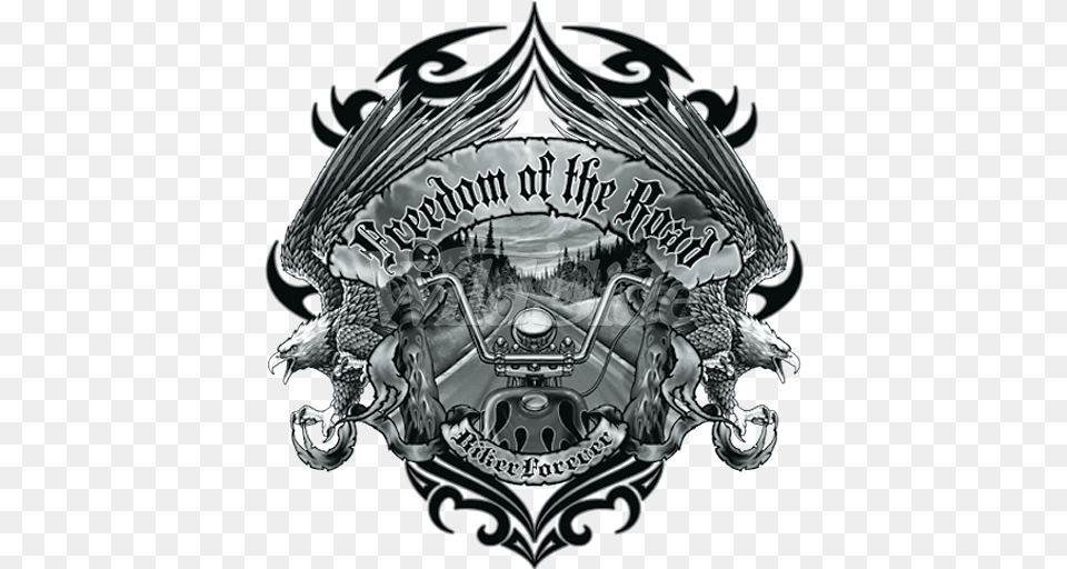 Harley Davidson Emblem Freedom Of The Road, Symbol, Logo, Chandelier, Lamp Free Png Download